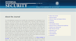 Desktop Screenshot of internalsecurity.wspol.eu