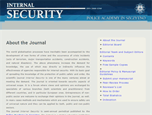 Tablet Screenshot of internalsecurity.wspol.eu